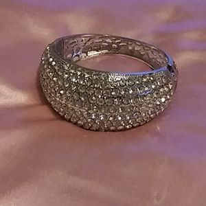 Kerri Oversized Crystal Bangle
